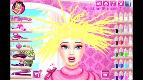 barbie style and cut|game barbie make up salon.